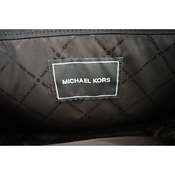 Michael Kors 87F2LEVM2B Unisex Black "MK" Logo Everett Flap Messenger Bag - Picture 7 of 13
